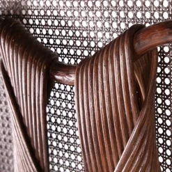 Pamono Vintage Rattan Folding Screens, 1970s, Set of 2><noscript><img width=