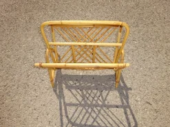Pamono Vintage Rattan Magazine Holder><noscript><img width=