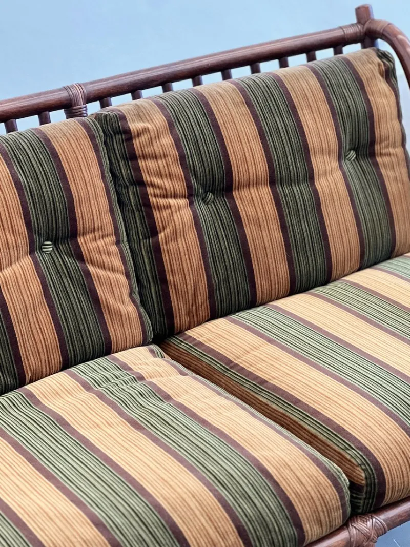 Outlet Pamono Vintage Rattan Outdoor Set, 1970s, Set of 3