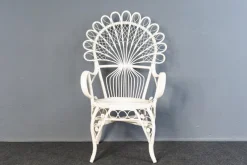 Pamono Vintage Rattan Peacock Armchair> Garden Seating