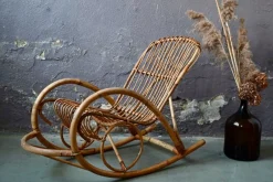 Pamono Vintage Rattan Rocking Chair><noscript><img width=