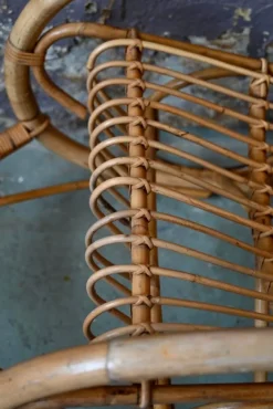 Pamono Vintage Rattan Rocking Chair><noscript><img width=