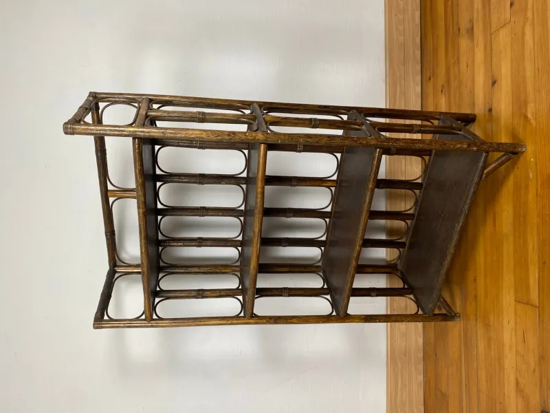 Outlet Pamono Vintage Rattan Shelf, 1920s