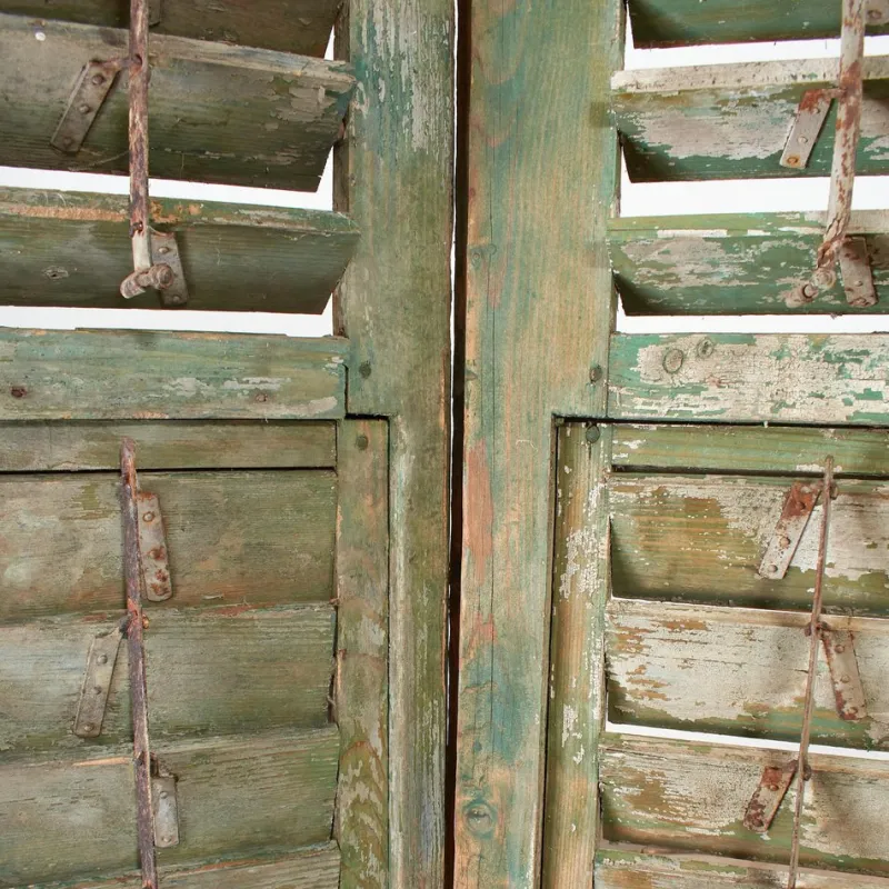 Pamono Vintage Reclaimed Window Shutters, 1950s