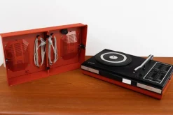 Pamono Vintage Record Player from Philips, 1970s><noscript><img width=