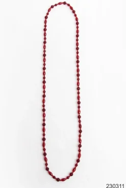 Pamono Vintage Red Long Amber Necklace, 1960s><noscript><img width=