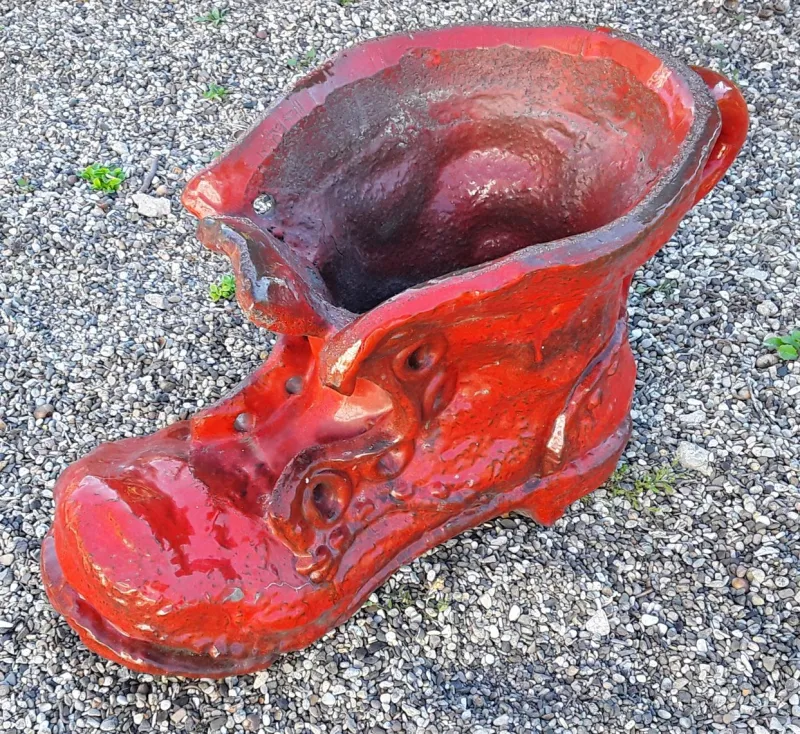 Best Pamono Vintage Red Shoe Planter