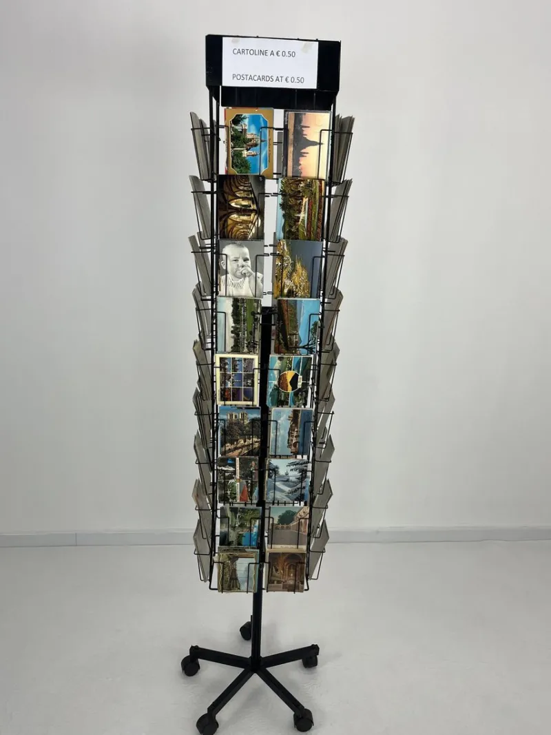Pamono Vintage Revolving Display with Postcards, 1960s> Magazine Racks