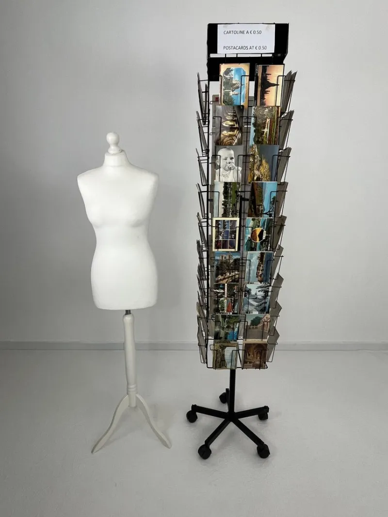 Pamono Vintage Revolving Display with Postcards, 1960s> Magazine Racks
