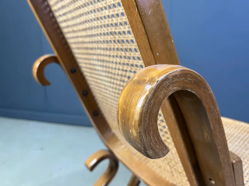 Pamono Vintage Rocking Chair in the style of Thonet, 1960s> Rocking Chairs
