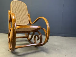 Pamono Vintage Rocking Chair in the style of Thonet, 1960s><noscript><img width=