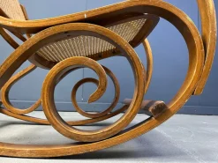 Pamono Vintage Rocking Chair in the style of Thonet, 1960s><noscript><img width=