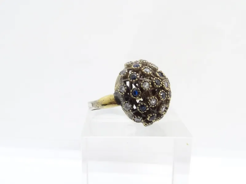 Pamono Vintage Rosette Ring in Sterling Silver> Rings
