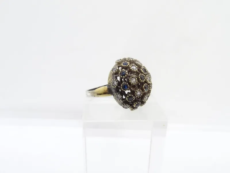 Pamono Vintage Rosette Ring in Sterling Silver> Rings