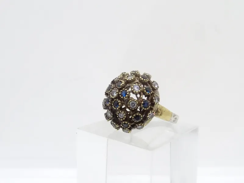 Pamono Vintage Rosette Ring in Sterling Silver> Rings