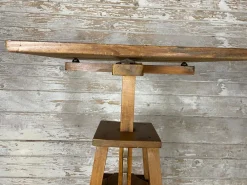 Pamono Vintage Rotating Height-Adjustable Sculpture Stand><noscript><img width=