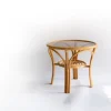 Pamono Vintage Round Bamboo Table> Garden Tables