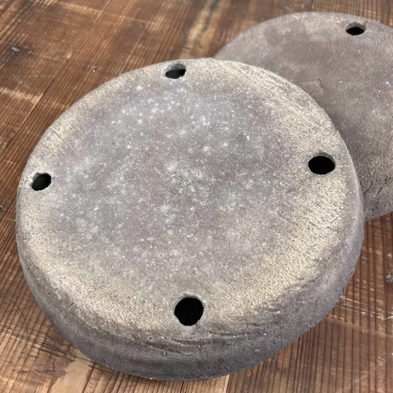 Pamono Vintage Round Bonsai Pots, Japan, 1950s, Set of 3> Garden Accessories