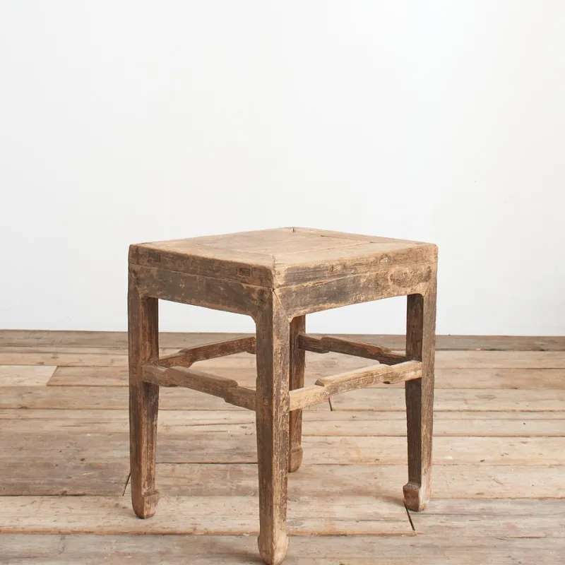 Pamono Vintage Rustic Bedside Table, 1920s> Nightstands