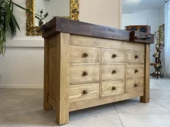 Pamono Vintage Rustic Planing Workbench> Worktables & Workbenches