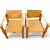 Pamono Vintage Safari Chairs, 1960s, Set of 2> Lounge Chairs & Armchairs