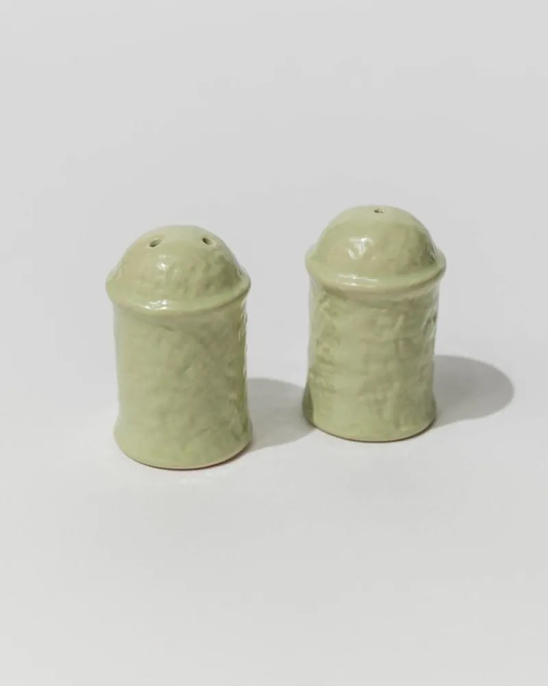 Sale Pamono Vintage Salt and Pepper Shakers in Mint Ceramic, 1970s, Set of 2