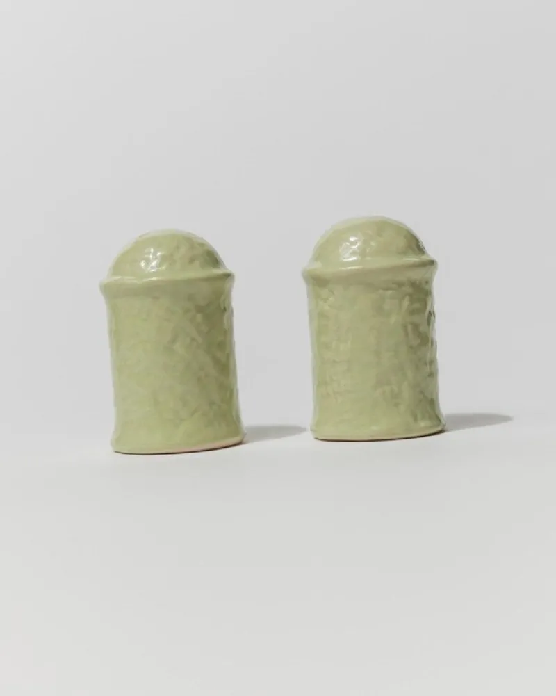 Sale Pamono Vintage Salt and Pepper Shakers in Mint Ceramic, 1970s, Set of 2