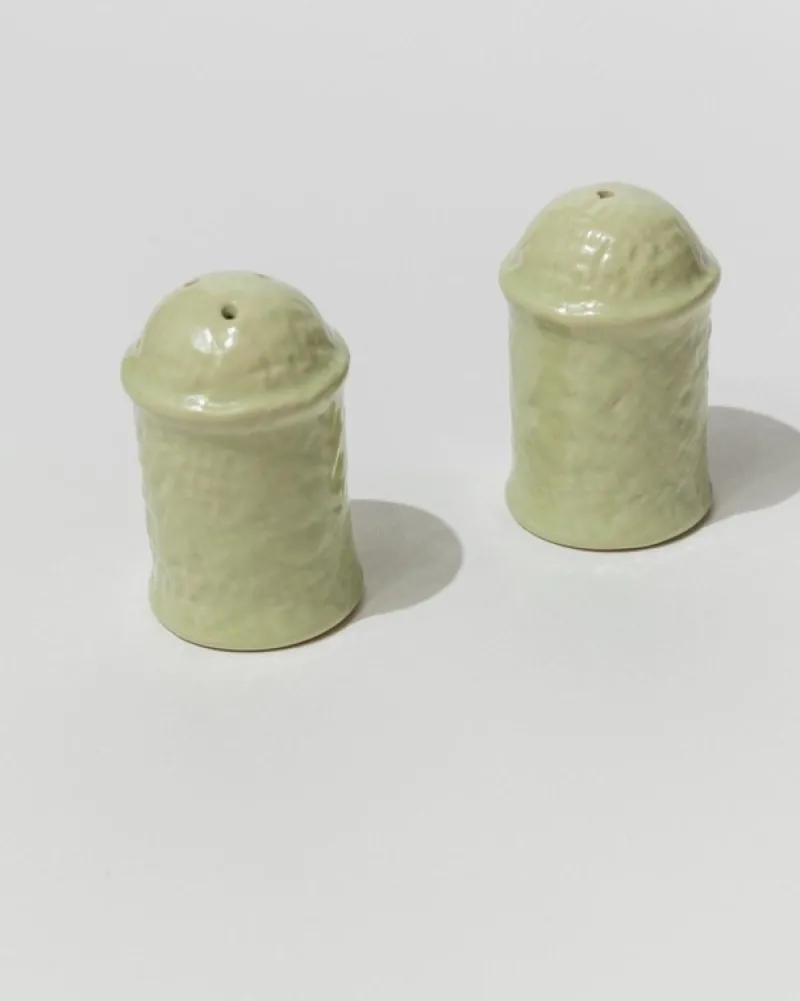Sale Pamono Vintage Salt and Pepper Shakers in Mint Ceramic, 1970s, Set of 2