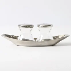 Pamono Vintage Salt and Pepper Shaker Set by Wilhelm Wagenfeld for WMF, 1970s, Set of 3><noscript><img width=
