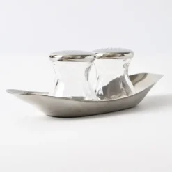 Pamono Vintage Salt and Pepper Shaker Set by Wilhelm Wagenfeld for WMF, 1970s, Set of 3><noscript><img width=