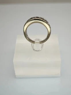 Pamono Vintage Sapphire Ring with Diamonds, 1970><noscript><img width=