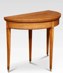 Pamono Vintage Satinwood Card Table