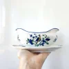 Pamono Vintage Sauceboat with Phoenix Blau Decoration from Villeroy & Boch, 1970s> Serving Dishes