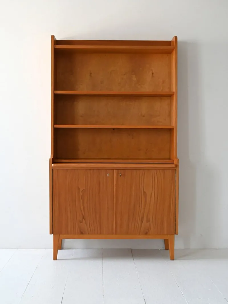 Sale Pamono Vintage Scandinavian Bookcase in Light Elm, 1950s