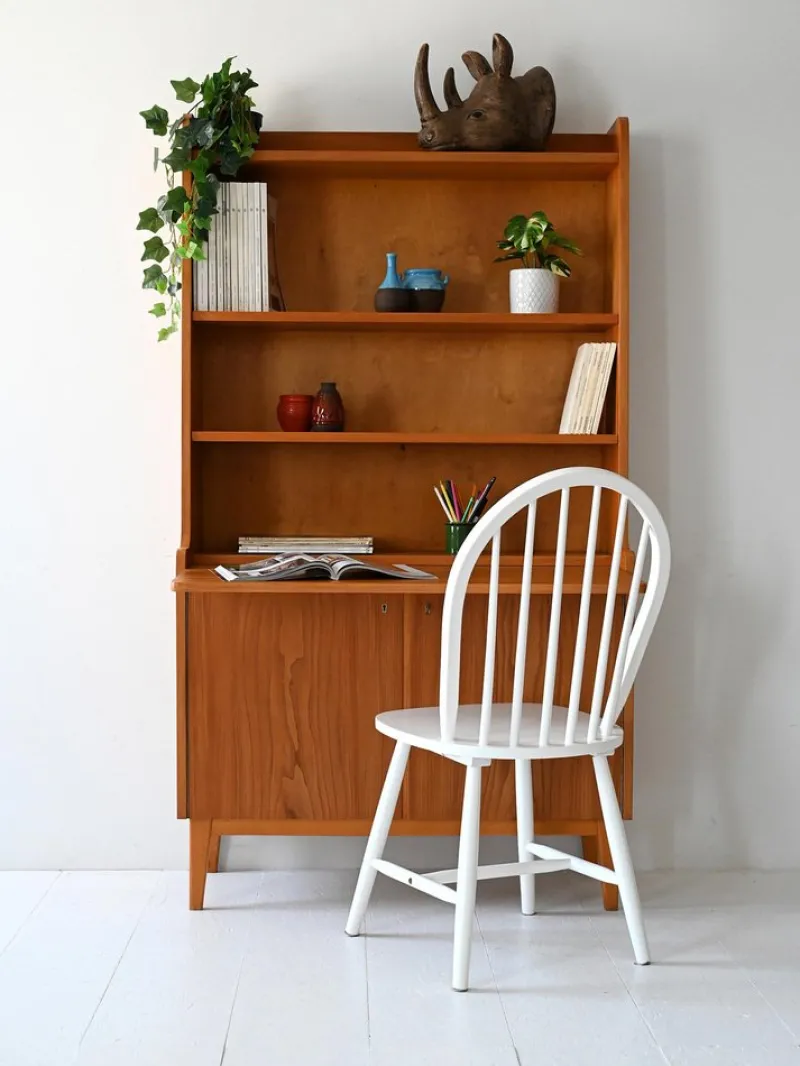 Sale Pamono Vintage Scandinavian Bookcase in Light Elm, 1950s