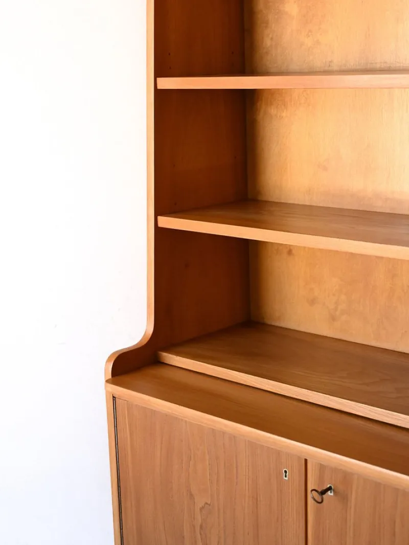 Sale Pamono Vintage Scandinavian Bookcase in Light Elm, 1950s
