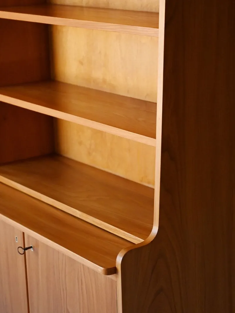 Sale Pamono Vintage Scandinavian Bookcase in Light Elm, 1950s