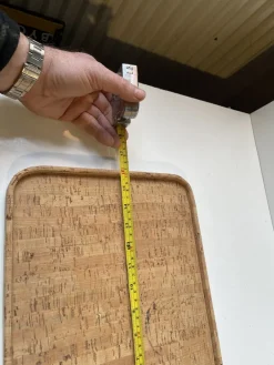 Pamono Vintage Scandinavian Cork Tray from Signe Persson Melin, 1970s><noscript><img width=