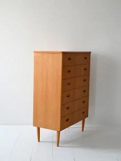 Discount Pamono Vintage Scandinavian Oak Chest of Drawers, 1950s