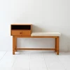 New Pamono Vintage Scandinavian Oak Gossip Chair, 1960s