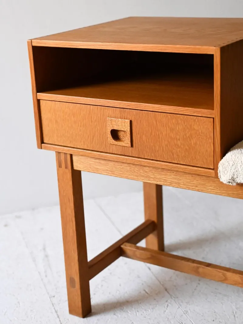 New Pamono Vintage Scandinavian Oak Gossip Chair, 1960s