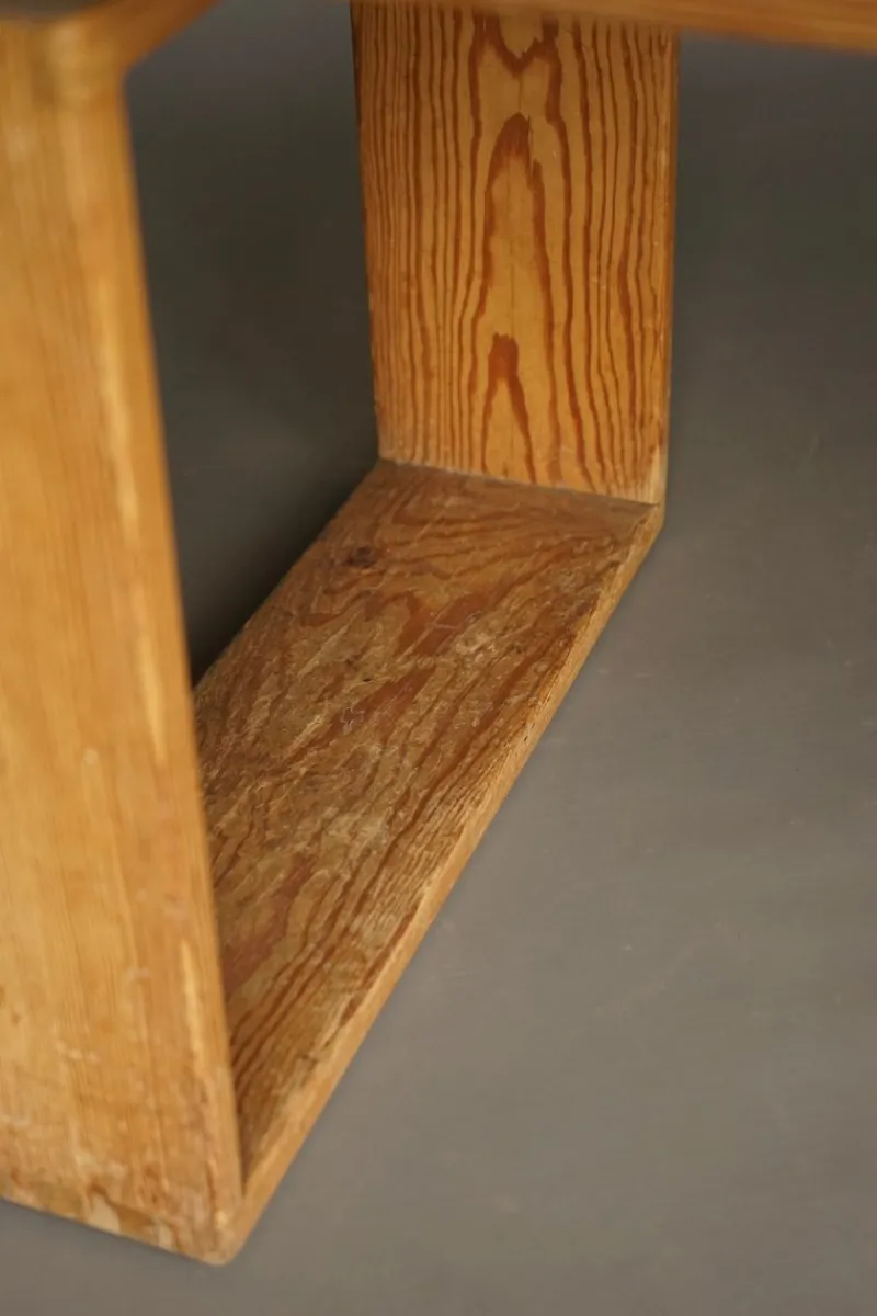Pamono Vintage Scandinavian Pine Bench, 1960s> Benches