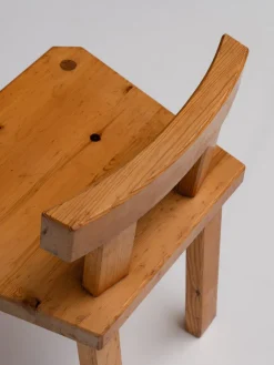 Pamono Vintage Scandinavian Pine Chairs by Roland Wilhelmsson, 1960s, Set of 2><noscript><img width=