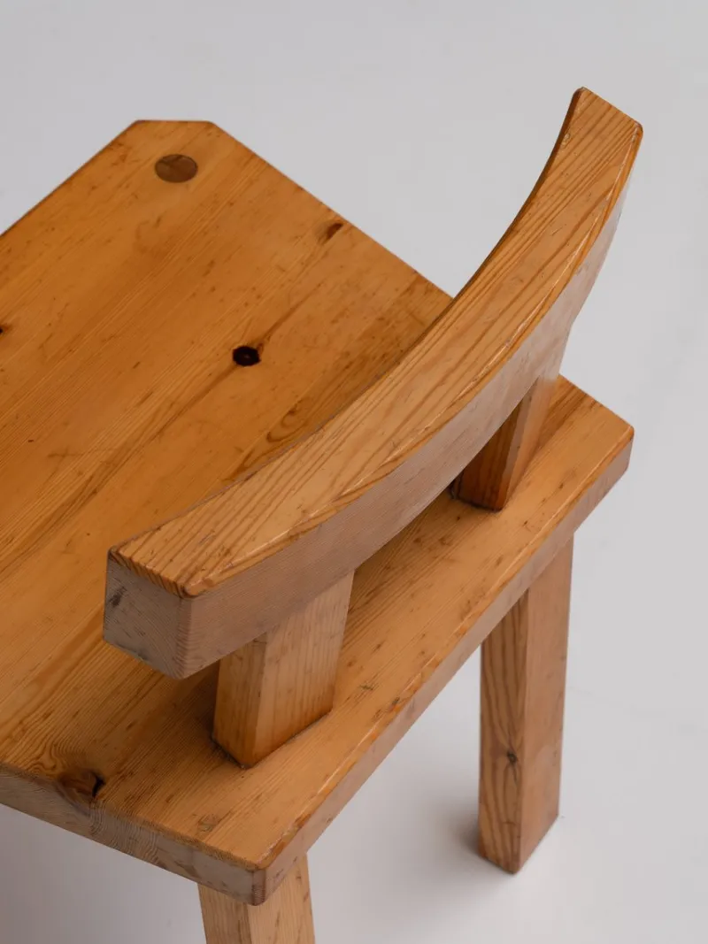 Pamono Vintage Scandinavian Pine Chairs by Roland Wilhelmsson, 1960s, Set of 2> Side Chairs & Dining Chairs