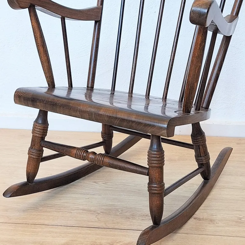 Pamono Vintage Scandinavian Rocking Chair, 1970s> Rocking Chairs