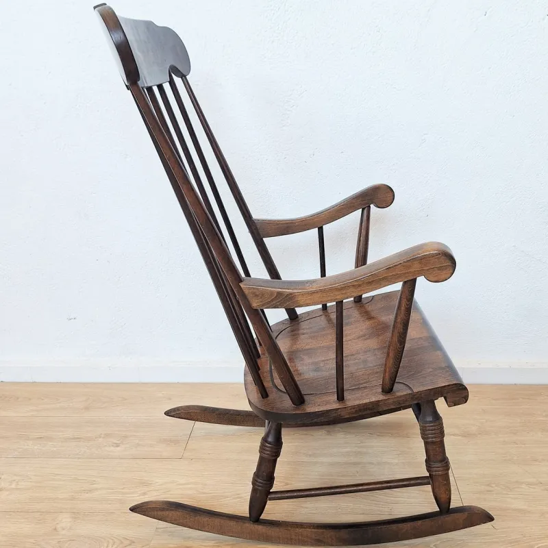 Pamono Vintage Scandinavian Rocking Chair, 1970s> Rocking Chairs