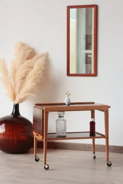 Discount Pamono Vintage Scandinavian Rosewood Serving Trolley by Yngve Ekström, 1960s