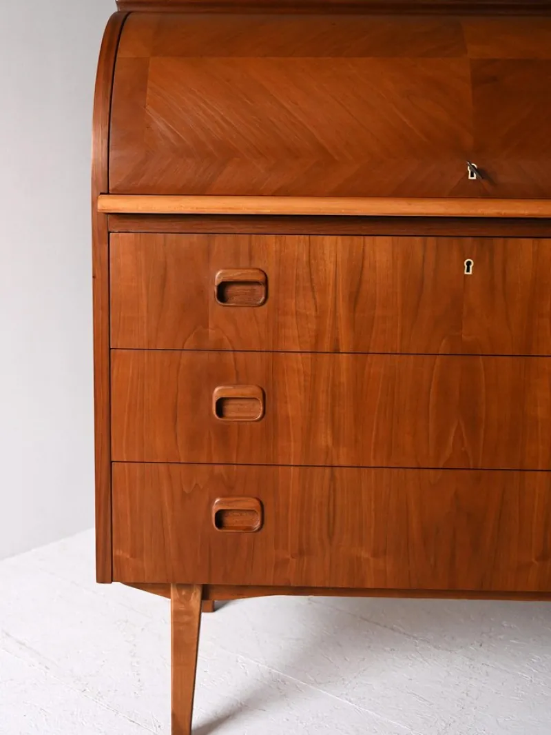 Pamono Vintage Scandinavian Secretaire in Teak, 1950s> Secretaires