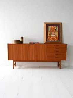 Pamono Vintage Scandinavian Sideboard with Hinged Doors, 1950s> Sideboards & Buffets