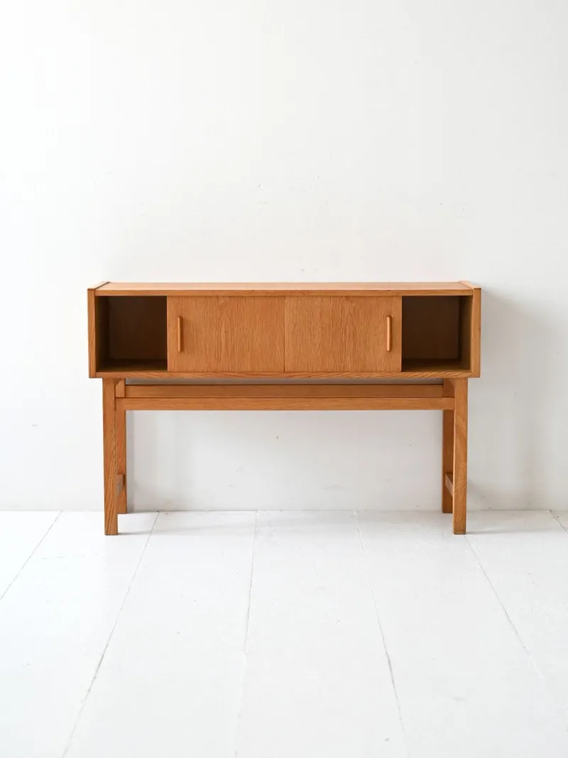Pamono Vintage Scandinavian Sideboard in Light Teak, 1960s> Sideboards & Buffets